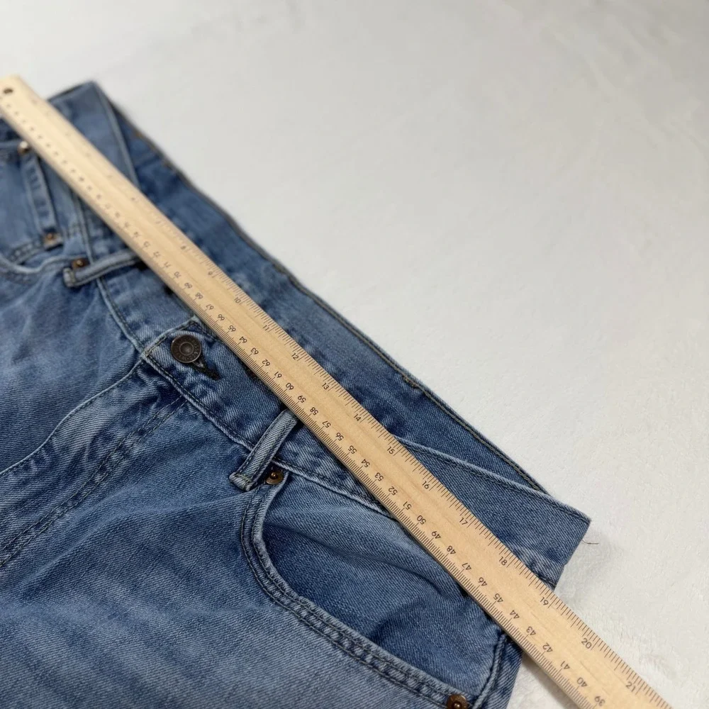 Levis 505 Regular Fit‎ Jeans Mens 38x32 Blue Good Medium Wash Straight Leg Denim